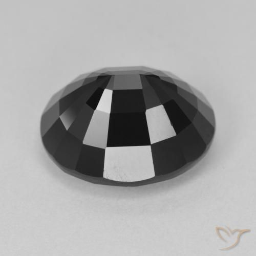 Turmalina Schorl Natural 7.62ct, oval, Opaco