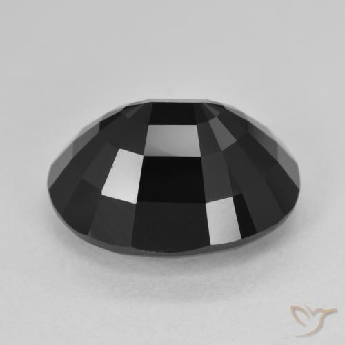 Turmalina Schorl Natural 10.39ct, oval, Opaco
