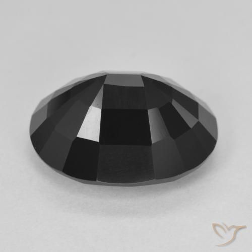Turmalina Schorl Natural 9.93ct, oval, Opaco