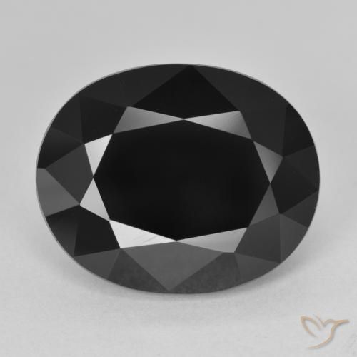 13.74ct Natural Schorl Turmalina, oval, Opaco