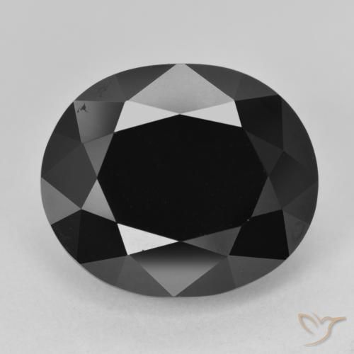 15.22ct Natural Schorl Turmalina, oval, Opaco