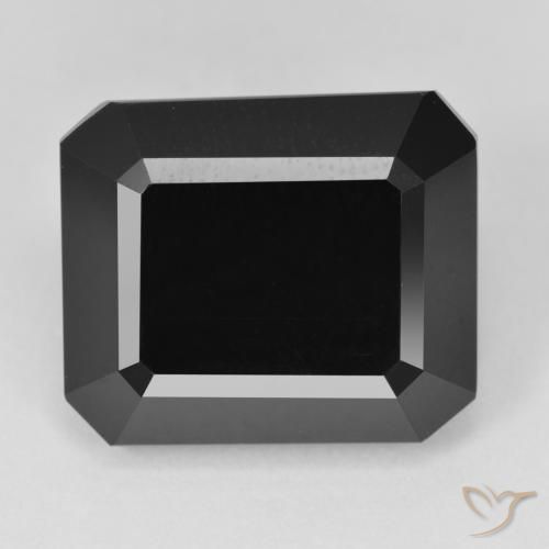 Turmalina Schorl Natural 17.58ct, Corte Octógono / Esmeralda, Opaco