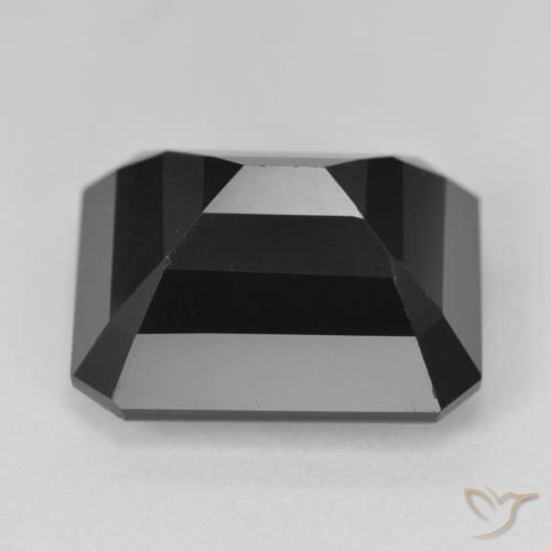 Turmalina Schorl Natural 17.58ct, Corte Octógono / Esmeralda, Opaco