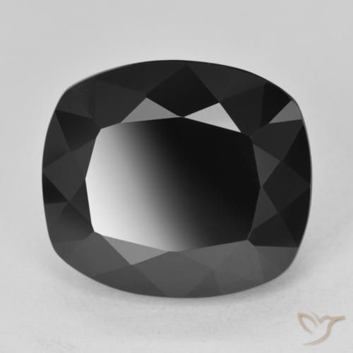 15.06ct Natural Schorl Turmalina, Almofada, Opaco