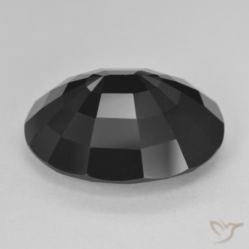 Turmalina Schorl Natural 19.60ct, oval, Opaco