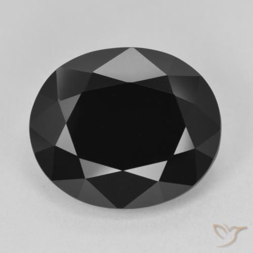 12.61ct Natural Schorl Turmalina, oval, Opaco