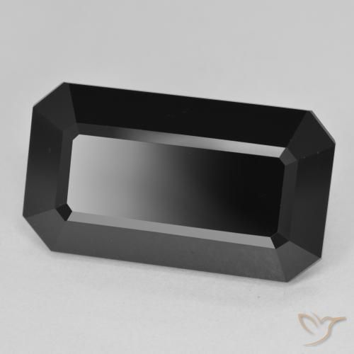 Turmalina Schorl Natural 20.66ct, Corte Octógono / Esmeralda, Opaco