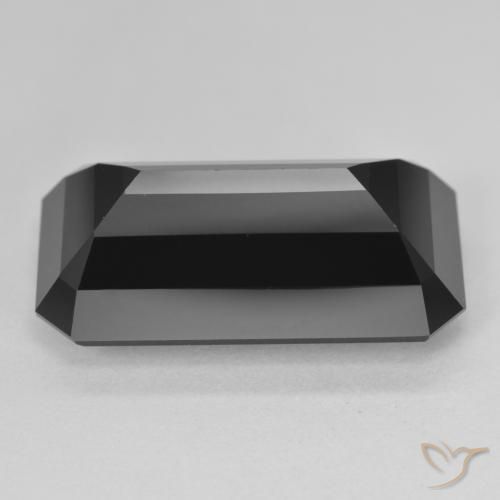 Turmalina Schorl Natural 20.66ct, Corte Octógono / Esmeralda, Opaco