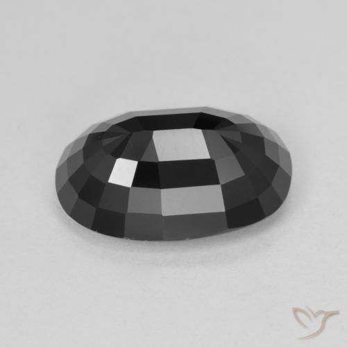 Turmalina Schorl Natural 6.96ct, oval, Opaco