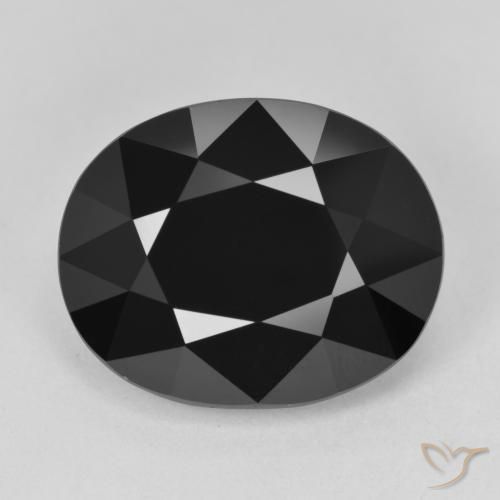 12.07ct Natural Schorl Turmalina, oval, Opaco