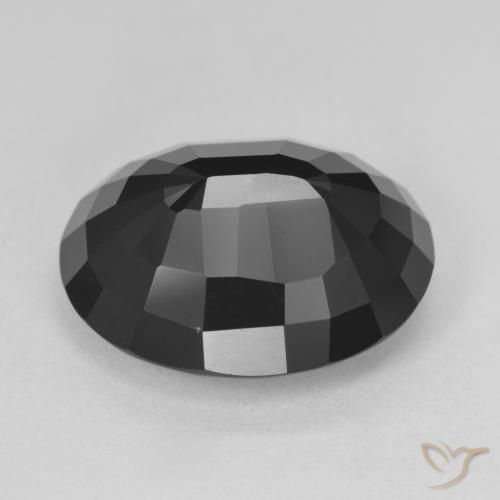 Turmalina Schorl Natural 12.07ct, oval, Opaco