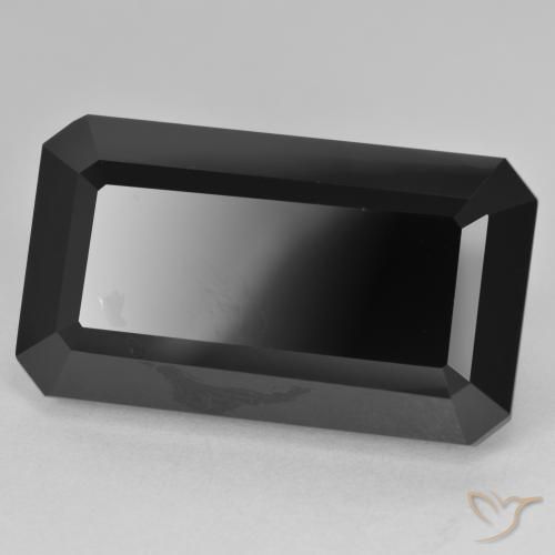 Turmalina Schorl Natural 37.58ct, Corte Octógono / Esmeralda, Opaco