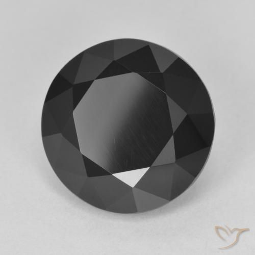 Turmalina Schorl Natural 7.85ct, Redondo, Opaco