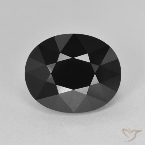 6.69ct Natural Schorl Turmalina, oval, Opaco