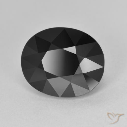 Turmalina Schorl Natural 6.69ct, oval, Opaco