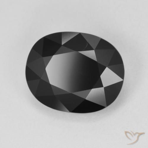 Turmalina Schorl Natural 5.15ct, oval, Opaco