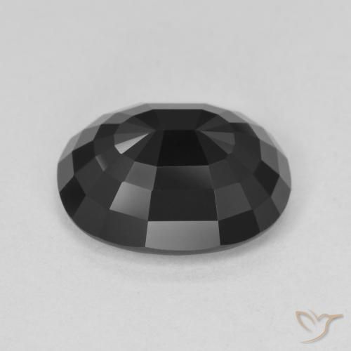 Turmalina Schorl Natural 5.15ct, oval, Opaco