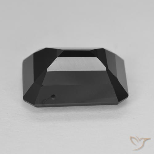 Turmalina Schorl Natural 9.55ct, Corte Octógono / Esmeralda, Opaco