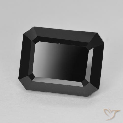 Turmalina Schorl Natural 10.23ct, Corte Octógono / Esmeralda, Opaco