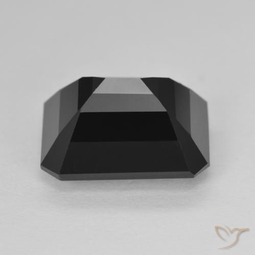 Turmalina Schorl Natural 10.23ct, Corte Octógono / Esmeralda, Opaco