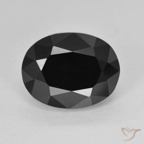 7.19ct Natural Schorl Turmalina, oval, Opaco