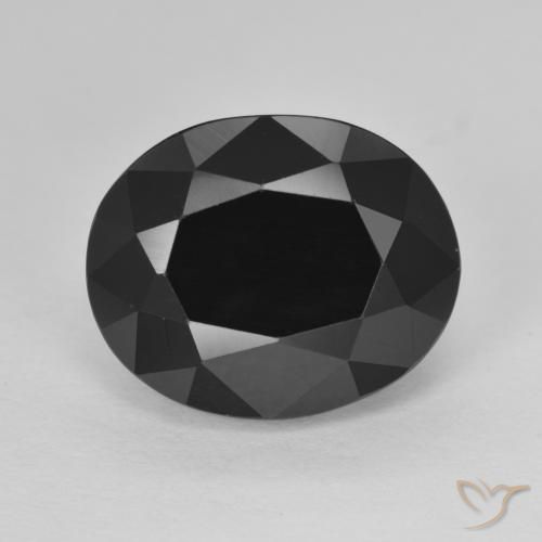 7.44ct Natural Schorl Turmalina, oval, Opaco