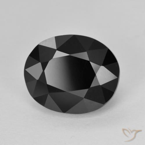 Turmalina Schorl Natural 5.88ct, oval, Opaco