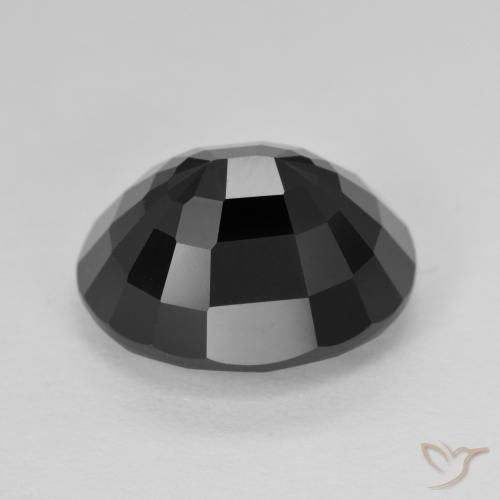 Turmalina Schorl Natural 9.75ct, oval, Opaco