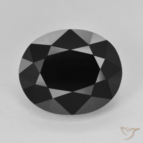 11.55ct Natural Schorl Turmalina, oval, Opaco