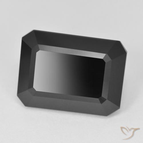 Turmalina Schorl Natural 10.69ct, Corte Octógono / Esmeralda, Opaco