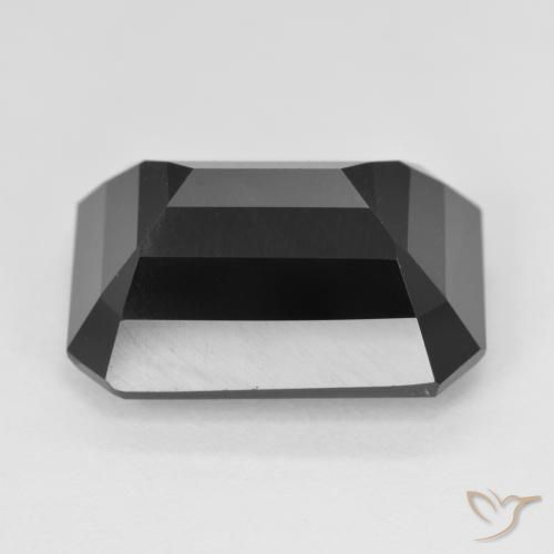 Turmalina Schorl Natural 15.24ct, Corte Octógono / Esmeralda, Opaco