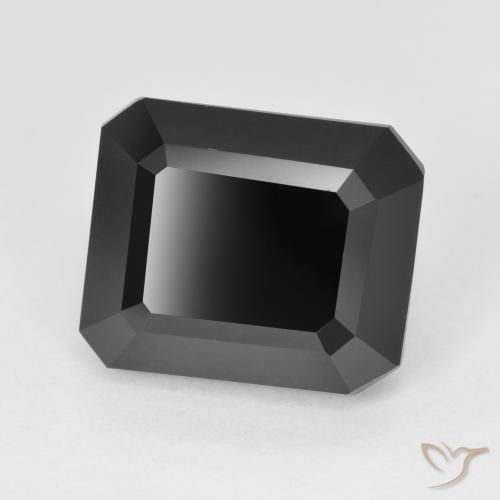 Turmalina Schorl Natural 9.17ct, Corte Octógono / Esmeralda, Opaco