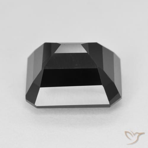 Turmalina Schorl Natural 9.17ct, Corte Octógono / Esmeralda, Opaco
