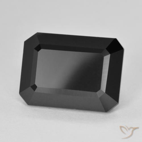 Turmalina Schorl Natural 8.93ct, Corte Octógono / Esmeralda, Opaco