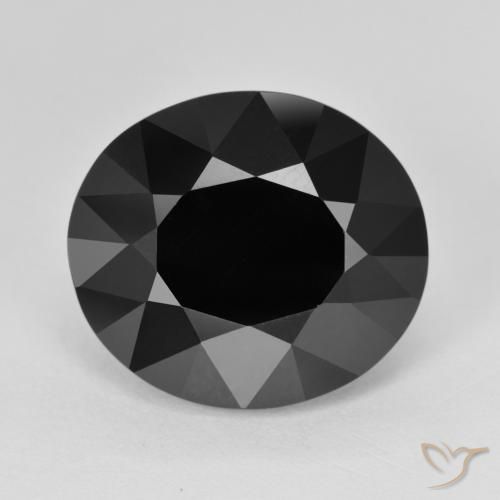 11.27ct Natural Schorl Turmalina, oval, Opaco