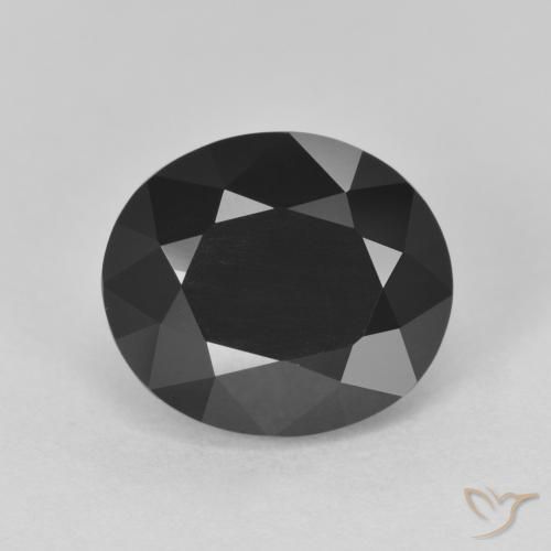 5.61ct Natural Schorl Turmalina, oval, Opaco