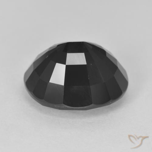 Turmalina Schorl Natural 8.05ct, oval, Opaco