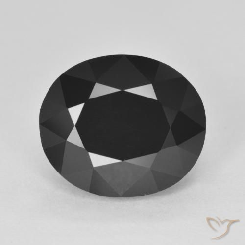 7.40ct Natural Schorl Turmalina, oval, Opaco