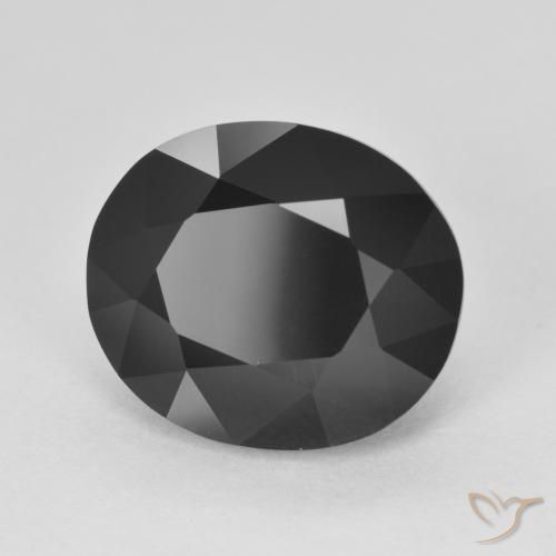 Turmalina Schorl Natural 7.40ct, oval, Opaco