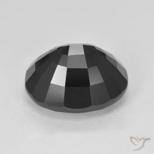Turmalina Schorl Natural 7.40ct, oval, Opaco