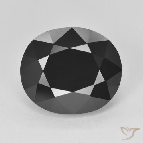 11.10ct Natural Schorl Turmalina, oval, Opaco