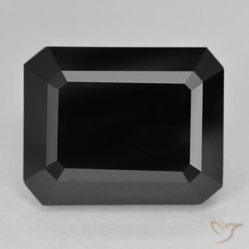 18.89ct Natural Schorl Turmalina, Corte Esmeralda, Opaco