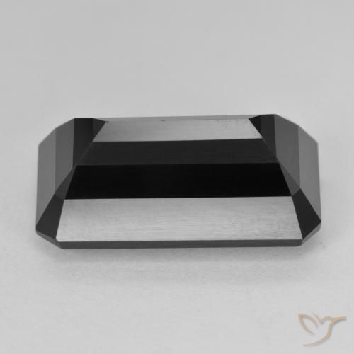 Turmalina Schorl Natural 14.51ct, Corte Octógono / Esmeralda, Opaco