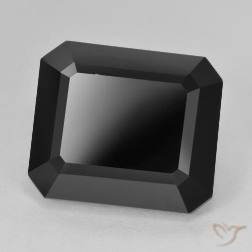 Turmalina Schorl Natural 15.28ct, Corte Octógono / Esmeralda, Opaco