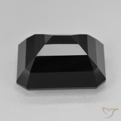Turmalina Schorl Natural 15.28ct, Corte Octógono / Esmeralda, Opaco