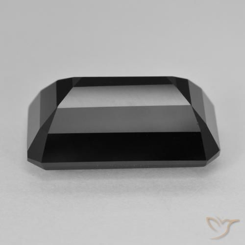 Turmalina Schorl Natural 14.62ct, Corte Octógono / Esmeralda, Opaco