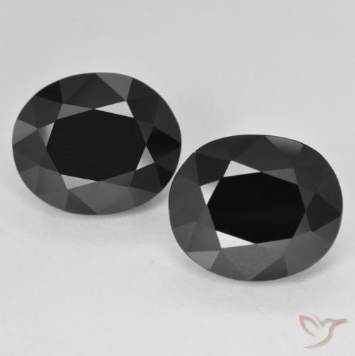 11.82ctw Natural Schorl Turmalina, oval, Opaco