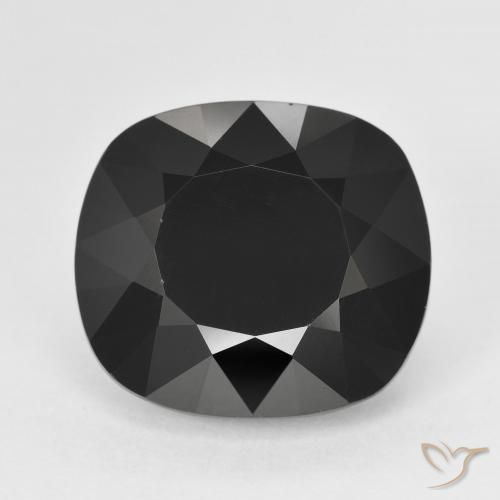 13.87ct Natural Schorl Turmalina, Almofada, Opaco