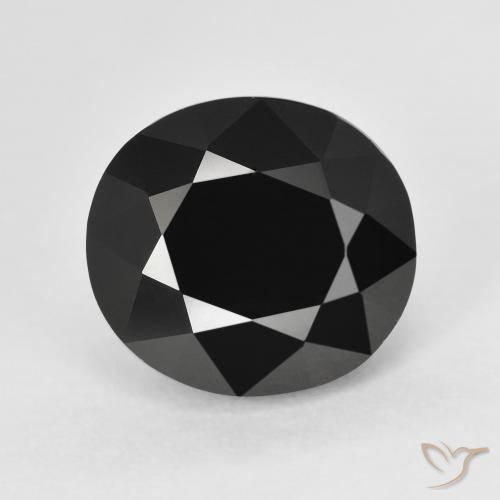7.56ct Natural Schorl Turmalina, oval, Opaco