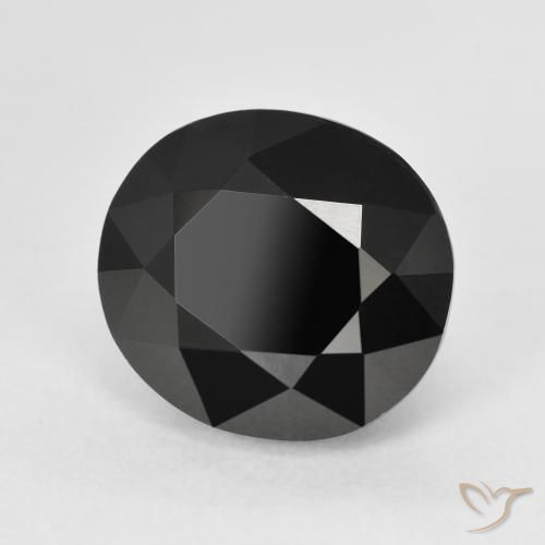 Turmalina Schorl Natural 7.56ct, oval, Opaco